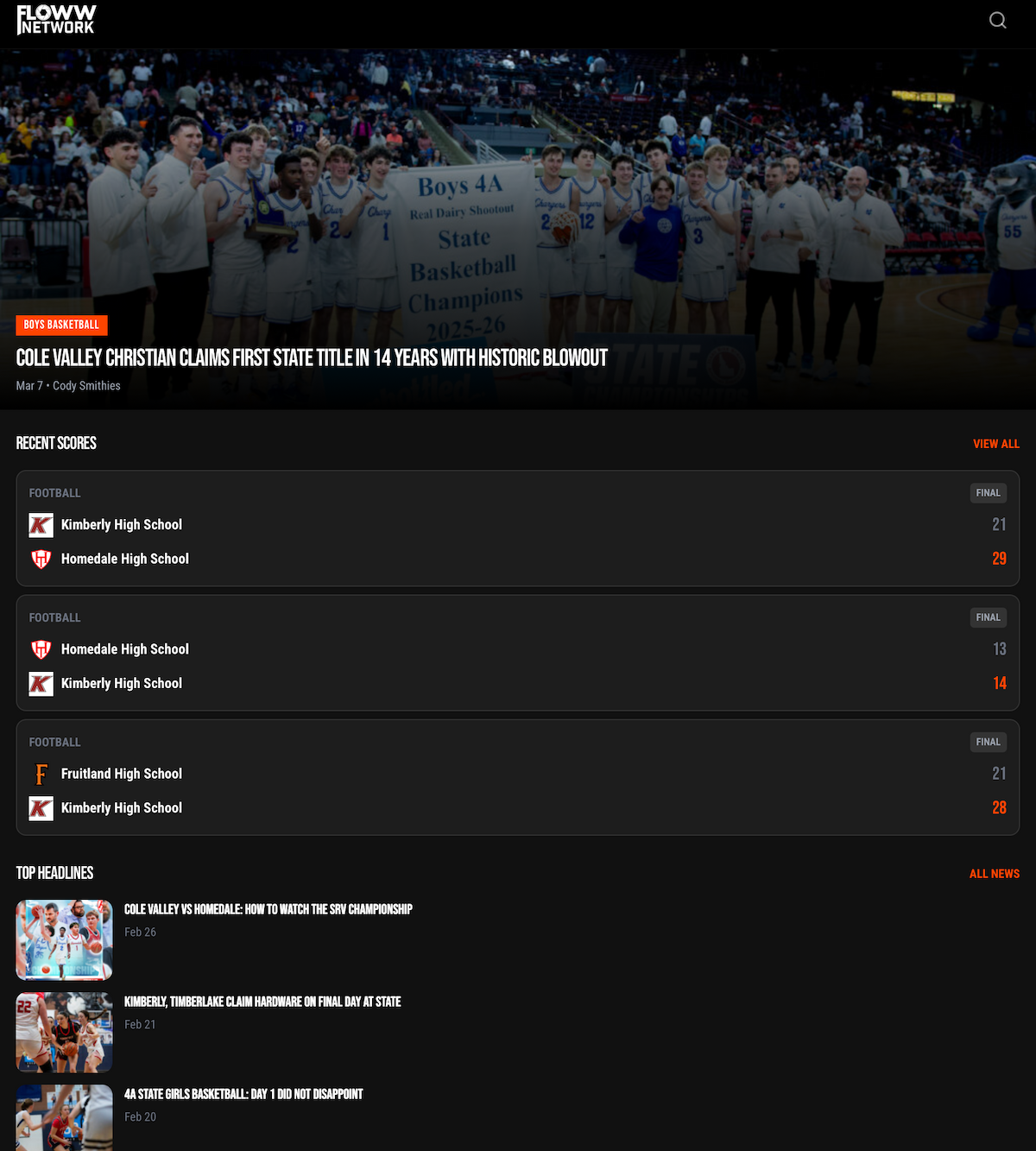 FLOWW Network on iPad
