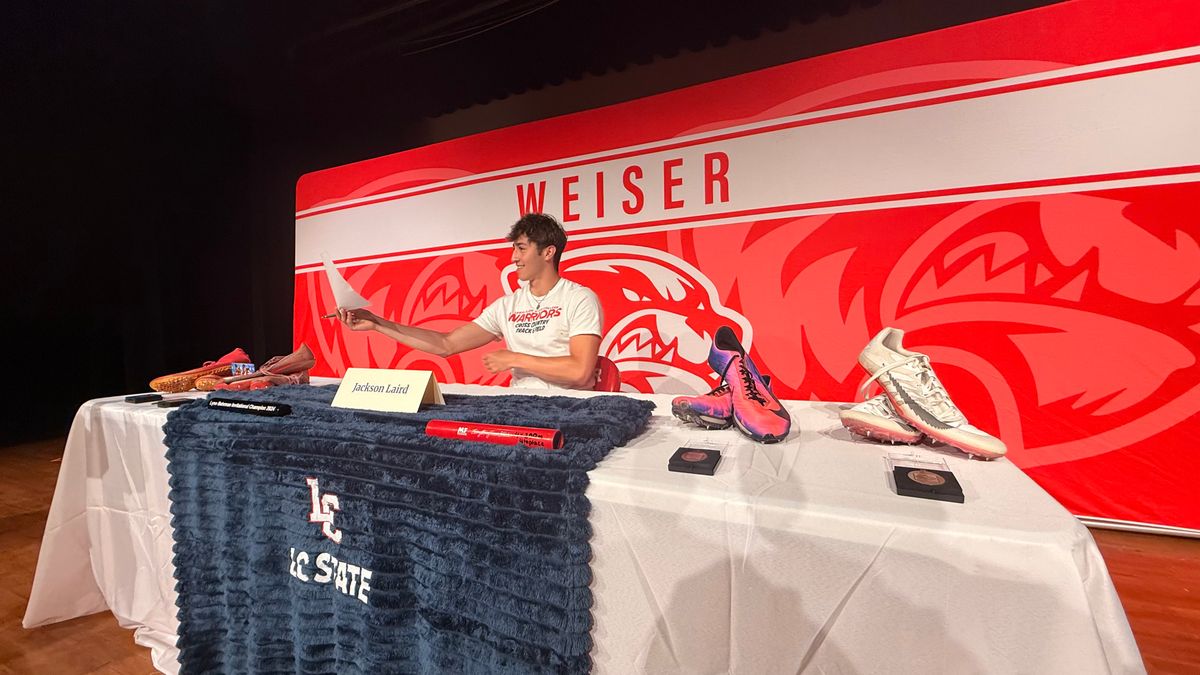 Weiser’s Jackson Laird Signs With Lewis-Clark State for Track and Field