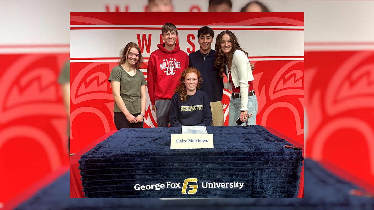 Weiser High School’s Claire Matthews Signs with George Fox University
