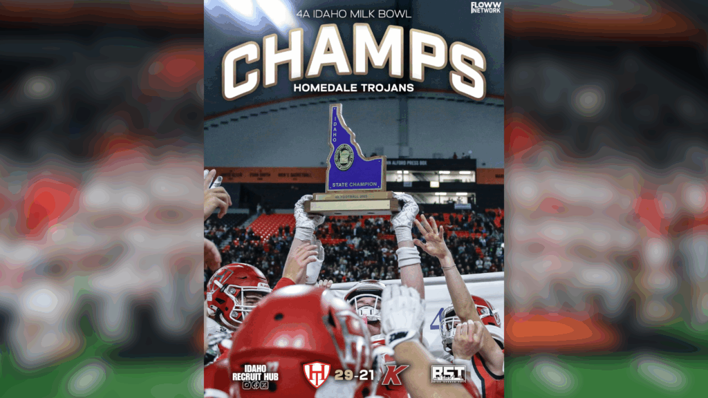 THE TROJANS ARE YOUR 2025 4A MILK BOWL CHAMPIONS