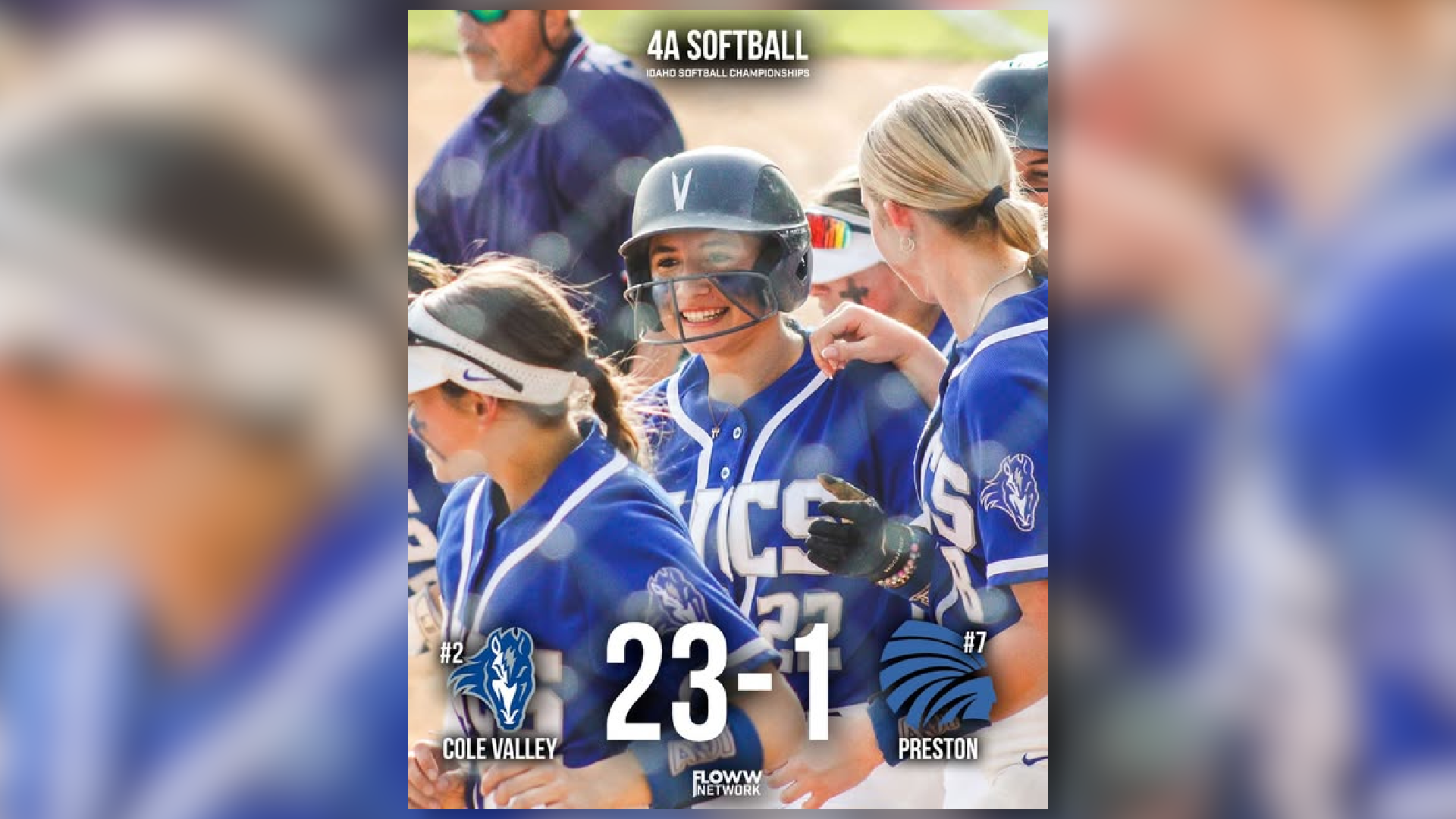 CHARGERS OVERWHELM PRESTON WITH EXPLOSIVE 15-RUN INNING EN ROUTE TO 23-1 VICTORY - Idaho high school sports - FLOWW Network
