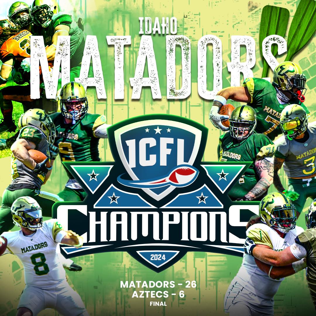 Idaho Matadors are the 2024 ICFL Champions!