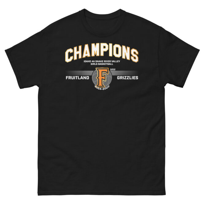 FRUITLAND GRIZZLIES SRV CHAMPIONS T-SHIRT - Image 2